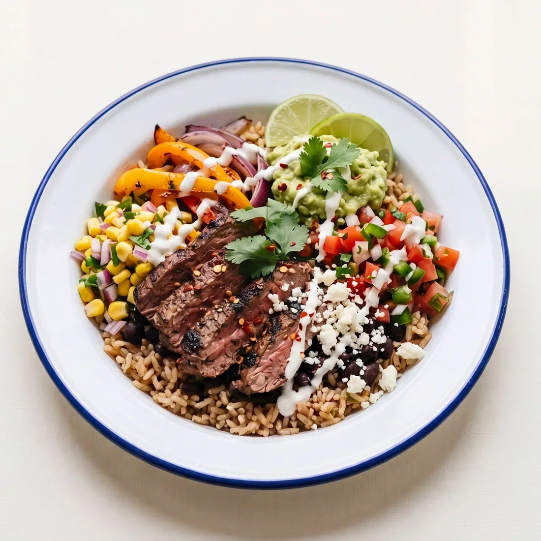 Wild Venison Fajita Bowl